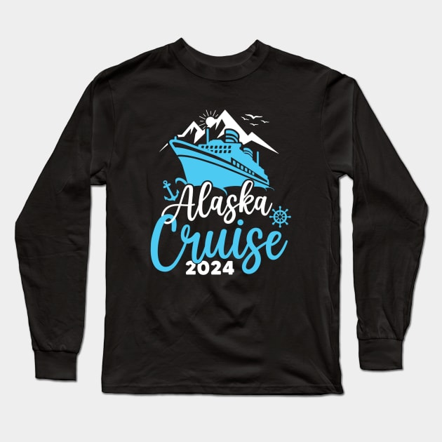 Alaska Cruise 2024 Family Friends Long Sleeve T-Shirt by lunacreat